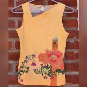 Free People brand 90s Mesh Asian-inspired tank top Size M